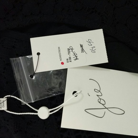 JOIE SILK Solara Lace Yoke Sleeveless Top M - Picture 7 of 8